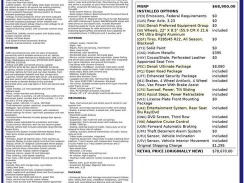 Used 2018 GMC Yukon XL Denali w/ Denali Ultimate Package image 3