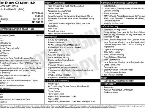 Used 2021 Buick Encore GX Select image 22