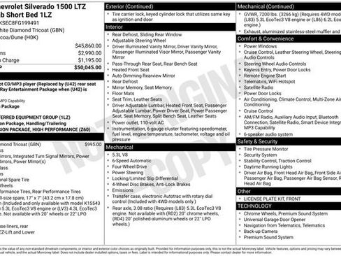 Used 2015 Chevrolet Silverado 1500 LTZ image 37