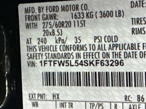 New 2025 Ford F150 Lariat w/ Equipment Group 501A Mid image 32