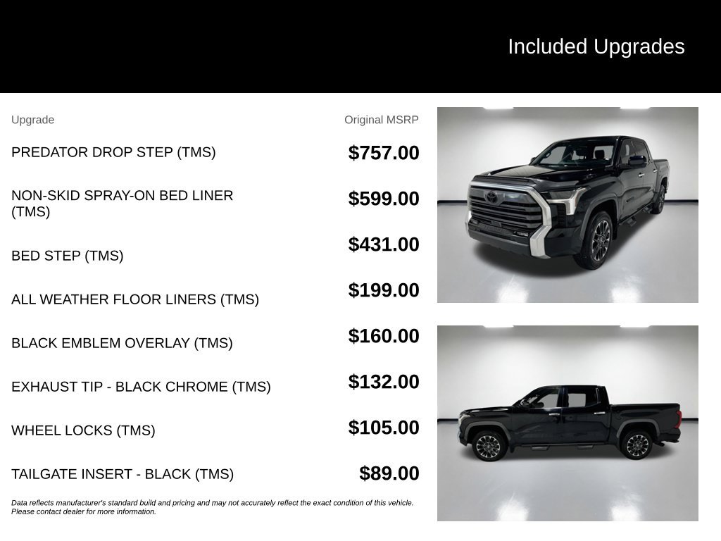 Used 2025 Toyota Tundra Limited AWD/4WD image 7