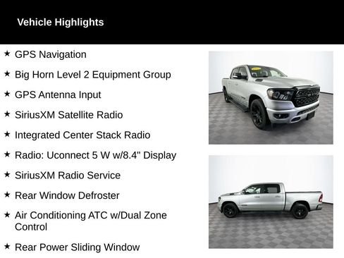 Used 2022 RAM 1500 Big Horn AWD/4WD image 2