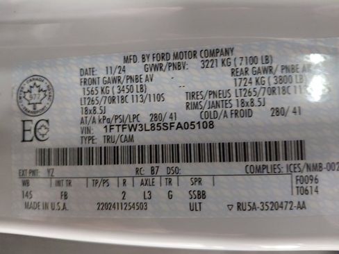 Used 2025 Ford F150 XLT w/ Equipment Group 301A Standard image 35