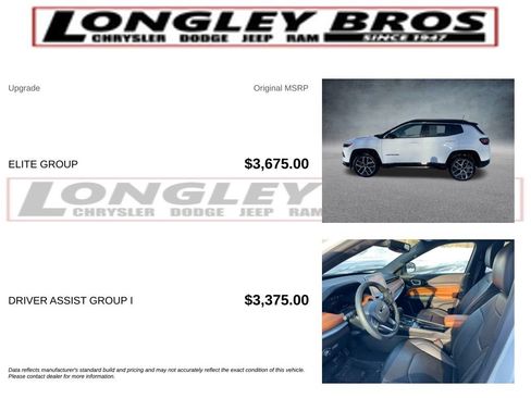Used 2025 Jeep Compass Limited w/ Elite Group AWD/4WD image 2