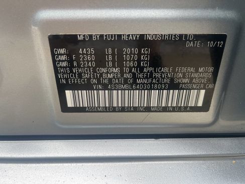 Used 2013 Subaru Legacy 2.5i Limited image 14