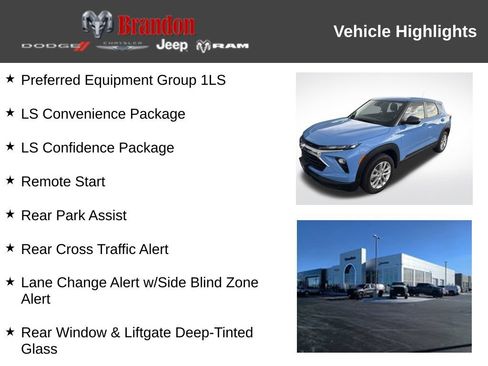 Used 2024 Chevrolet TrailBlazer LS w/ LS Convenience Package AWD/4WD image 2