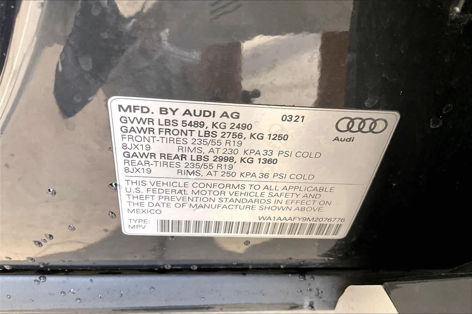 Used 2021 Audi Q5 2.0T Premium w/ Convenience Package AWD/4WD image 35