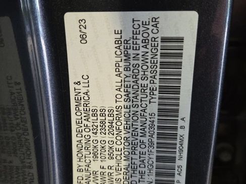 Used 2023 Honda Accord EX image 28