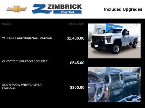 Used 2022 Chevrolet Silverado 2500 W/T w/ WT Fleet Convenience Package AWD/4WD image 14