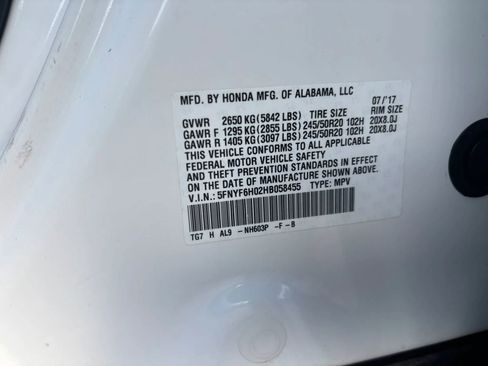 Used 2017 Honda Pilot Elite image 26