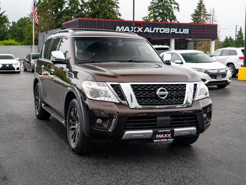 Used 2017 Nissan Armada Platinum w/ Captain Seat Package AWD/4WD image 2