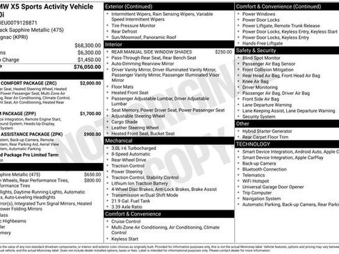 Used 2026 BMW X5 sDrive40i w/ Climate Comfort Package RWD image 11