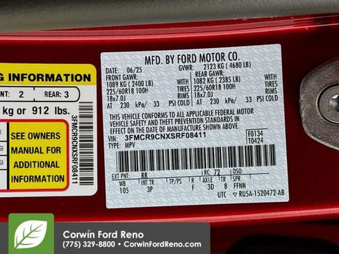 New 2025 Ford Bronco Sport Outer Banks w/ Outer Banks Tech Package+ AWD/4WD image 35