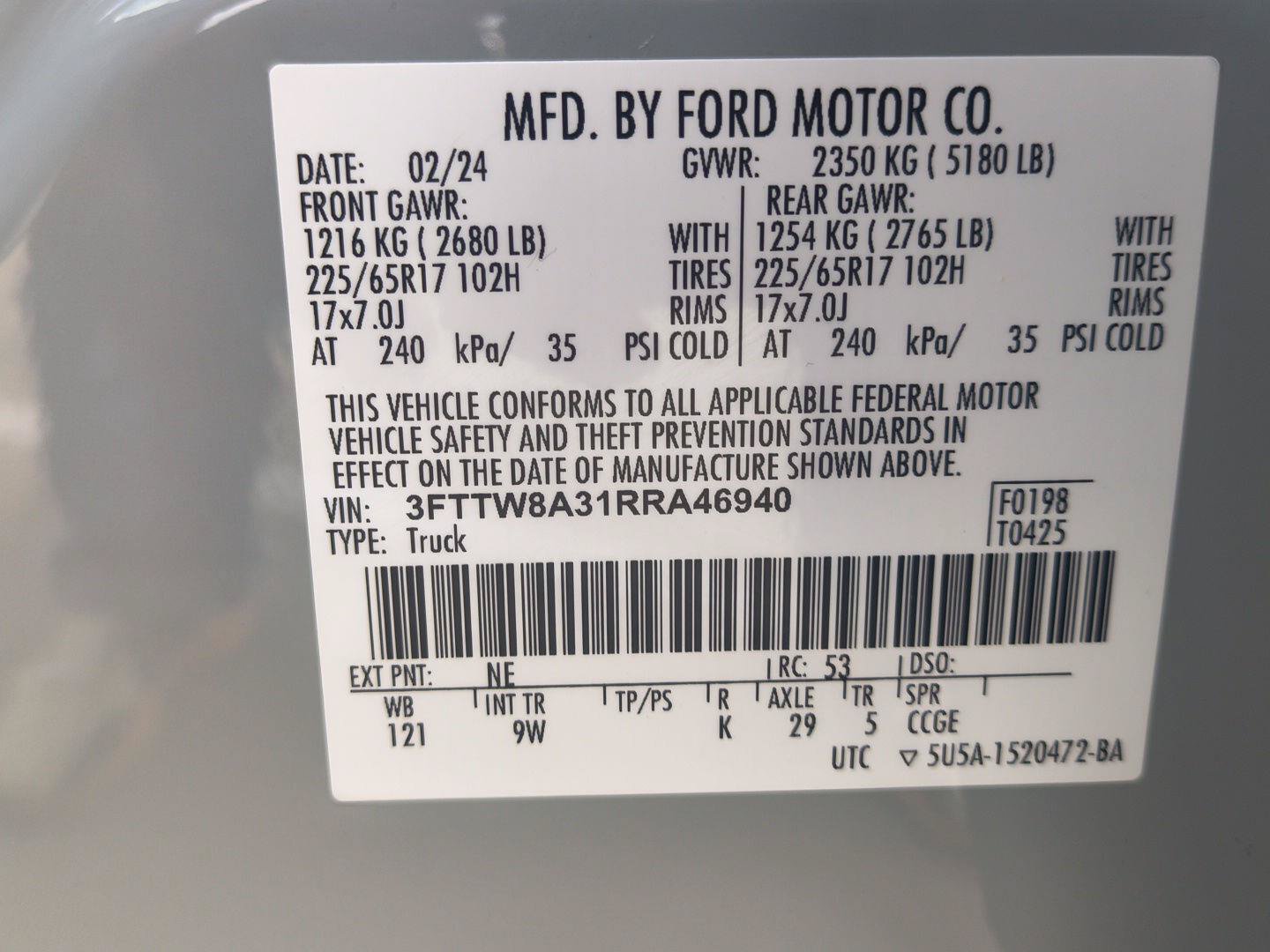 Used 2024 Ford Maverick XL FWD image 19