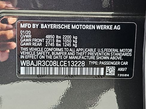 Used 2020 BMW 530i w/ Convenience Package image 36