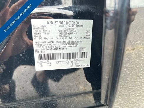 Certified 2022 Ford Maverick XL w/ Equipment Group 100A Standard image 10