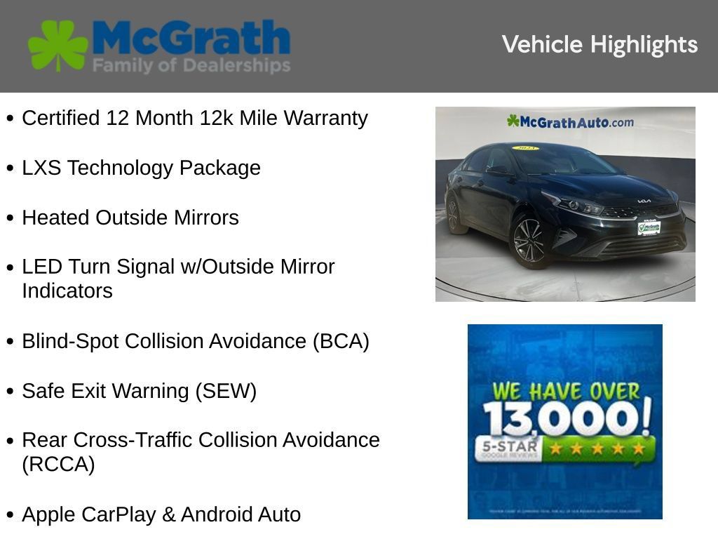 Used 2023 Kia Forte LXS w/ LXS Technology Package FWD image 6
