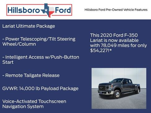 Used 2020 Ford F350 Lariat w/ Lariat Ultimate Package image 13