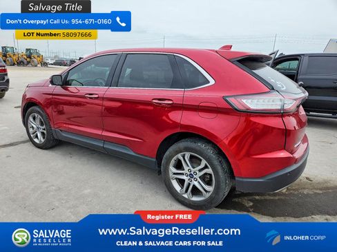 Used 2017 Ford Edge Titanium w/ Technology Package AWD/4WD image 3