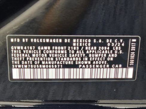 Used 2024 Volkswagen Jetta SE w/ Black Wheel Package image 23