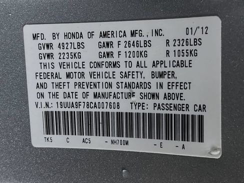 Used 2012 Acura TL SH-AWD image 11