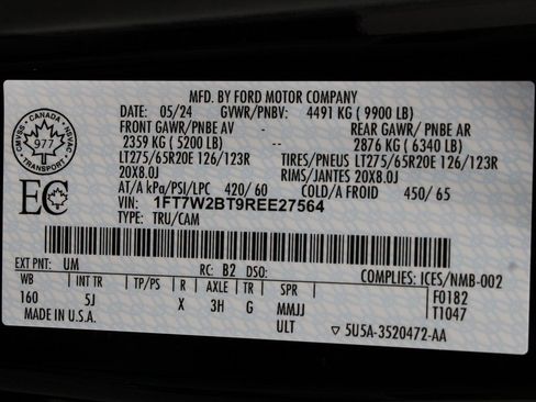 Used 2024 Ford F250 Lariat w/ Lariat Ultimate Package image 83