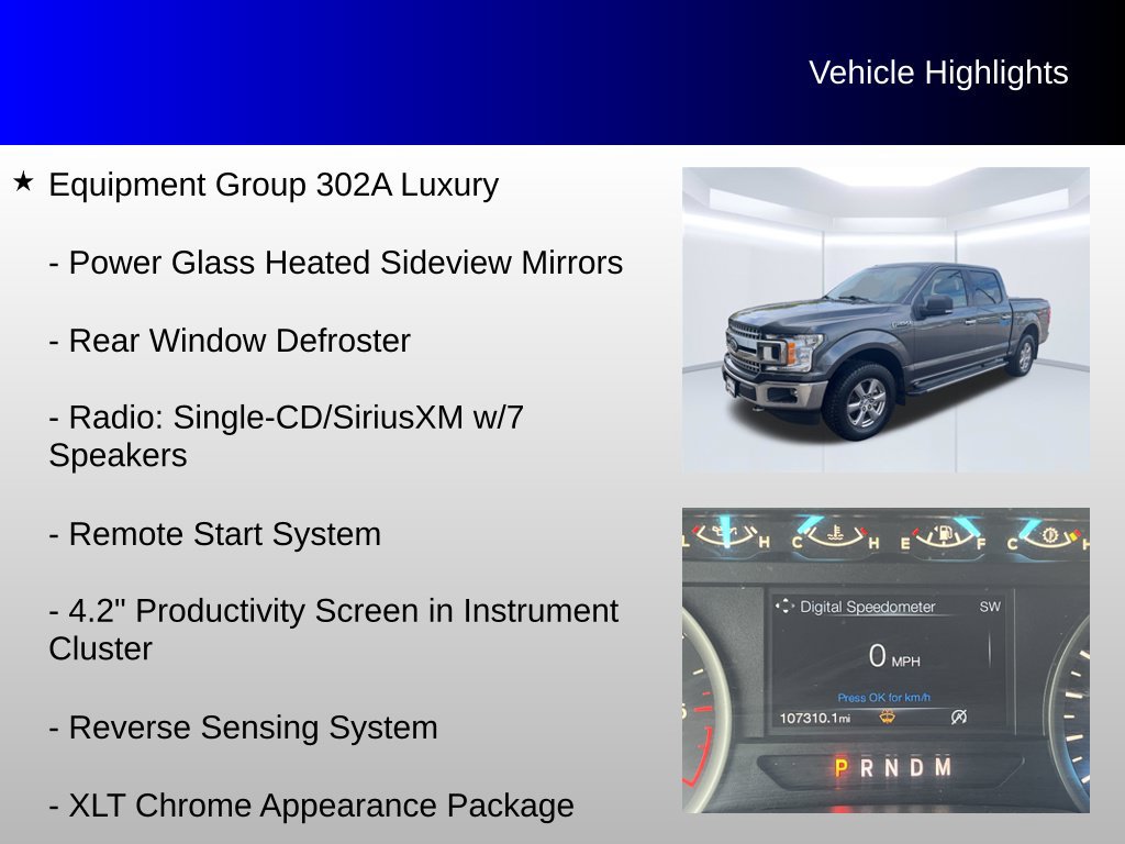Used 2018 Ford F150 XLT w/ Equipment Group 302A Luxury AWD/4WD image 8