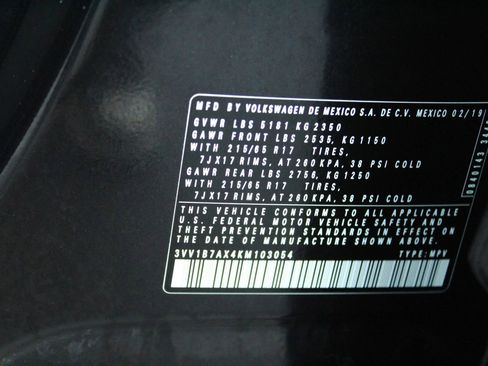 Used 2019 Volkswagen Tiguan S w/ Driver Assistance Package FWD image 36