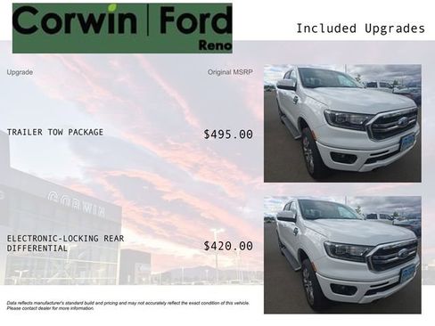 Used 2021 Ford Ranger Lariat w/ Trailer Tow Package AWD/4WD image 3