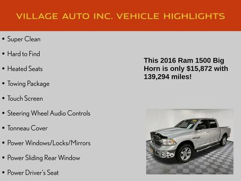 Used 2016 RAM 1500 Big Horn image 7