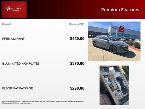 New 2026 Nissan Sentra SR w/ Floor Mat Package FWD image 3