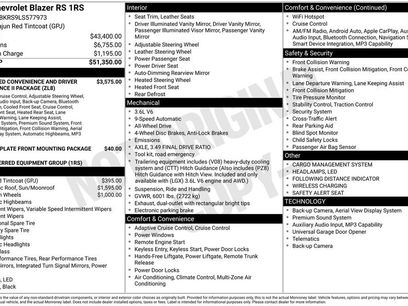 Used 2020 Chevrolet Blazer RS