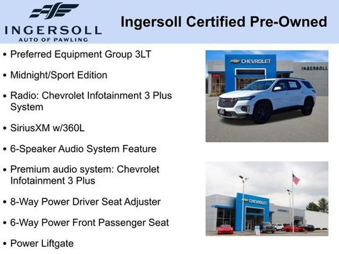 Used 2022 Chevrolet Traverse LT w/ Midnight/Sport Edition image 5