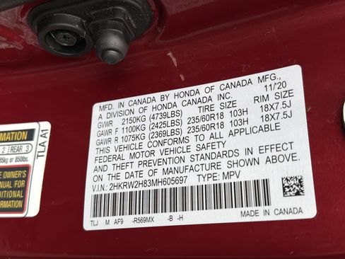 Used 2021 Honda CR-V EX-L image 25