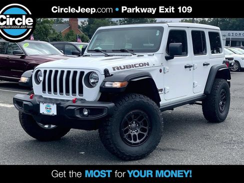 Certified 2023 Jeep Wrangler Unlimited Rubicon w/ Xtreme 35 Tire Package AWD/4WD image 1