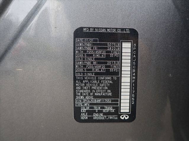 Used 2021 INFINITI QX50 Sensory AWD/4WD image 30