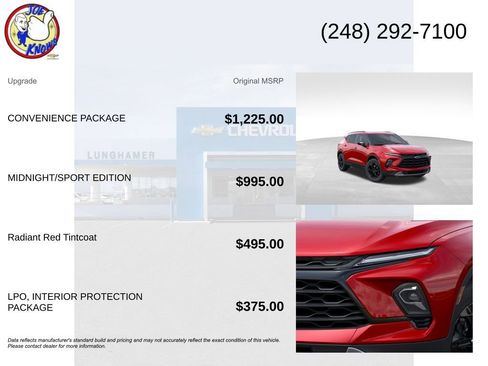 New 2026 Chevrolet Blazer LT w/ Convenience Package AWD/4WD image 5