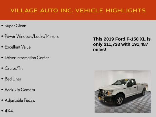 Used 2019 Ford F150 XL w/ Equipment Group 101A Mid AWD/4WD image 7