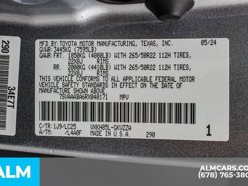 Used 2024 Toyota Sequoia Capstone image 45