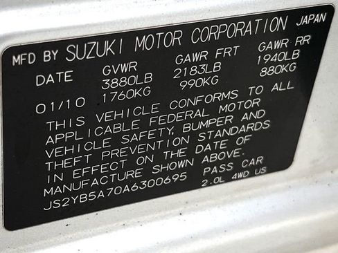 Used 2010 Suzuki SX4 Touring AWD/4WD image 22