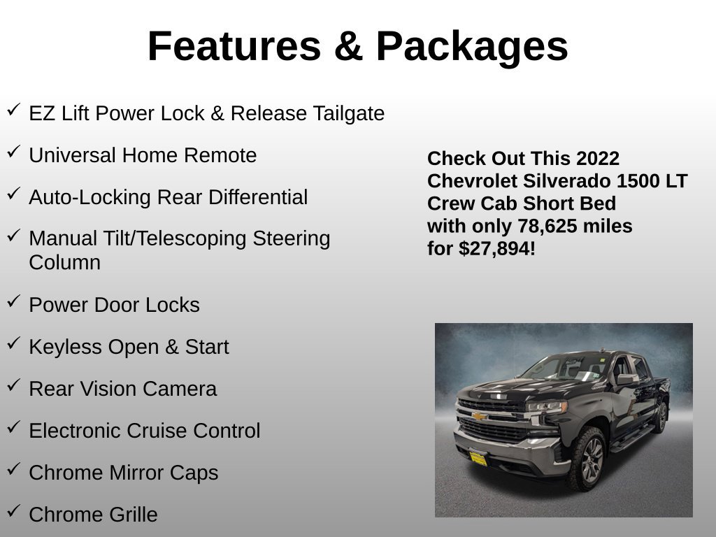 Used 2022 Chevrolet Silverado 1500 LT w/ Convenience Package II AWD/4WD image 13