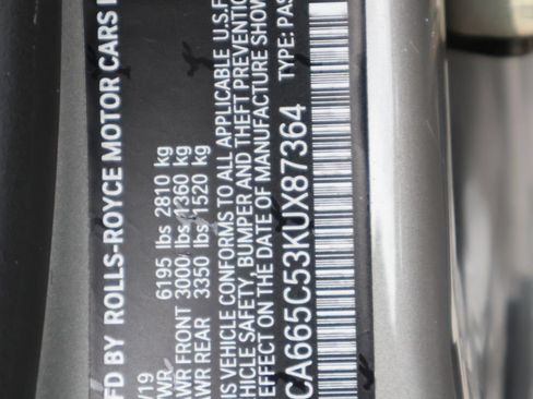 Certified 2019 Rolls-Royce Wraith RWD image 30