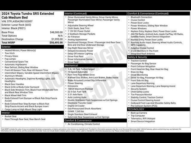 Used 2024 Toyota Tundra SR5 AWD/4WD image 27