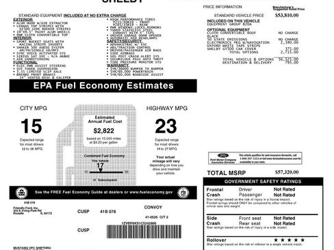 Used 2012 Ford Mustang Shelby GT500 w/ Electronics Pkg image 7