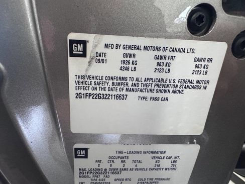 Used 2002 Chevrolet Camaro Z28 w/ Preferred Equipment Group 2 image 9