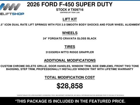 Used 2026 Ford F450 Platinum w/ Platinum Plus Package AWD/4WD image 2