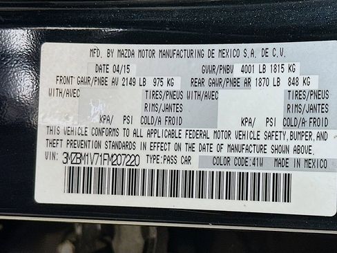 Used 2015 MAZDA MAZDA3 i Touring image 37