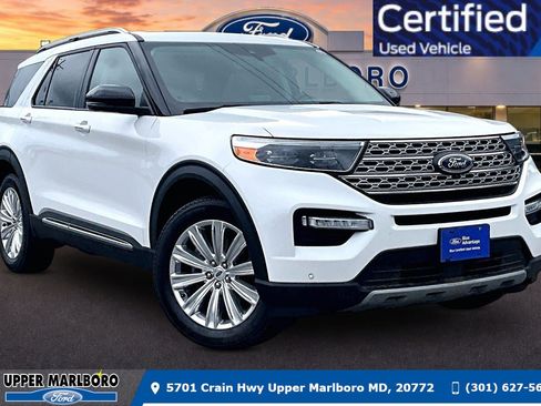 Certified 2023 Ford Explorer Limited w/ Limited Technology Package AWD/4WD image 1