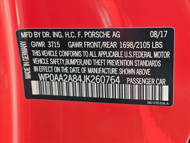 Used 2018 Porsche 718 Cayman RWD image 21
