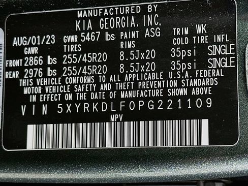 Certified 2023 Kia Sorento SX Prestige AWD/4WD image 36